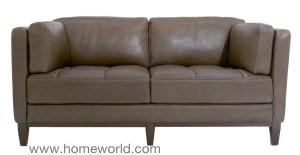 The Urban Loveseat is low-profile and is 65.5" wide.