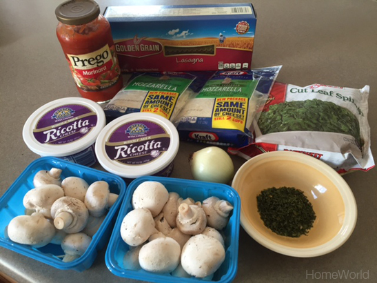 Missing: the hamburger. I forgot to include it in this picture.